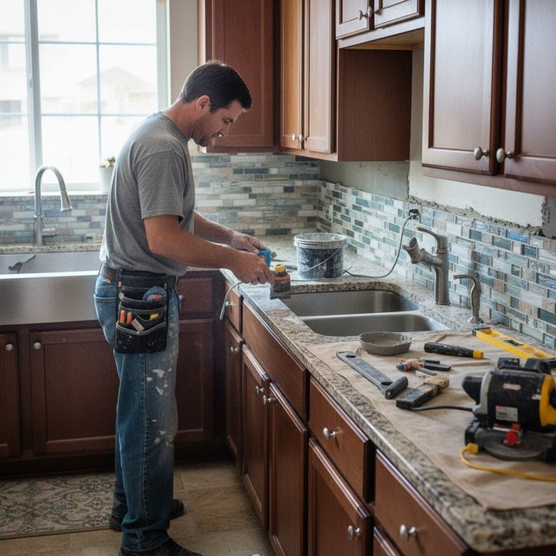 Backsplash Repair detail