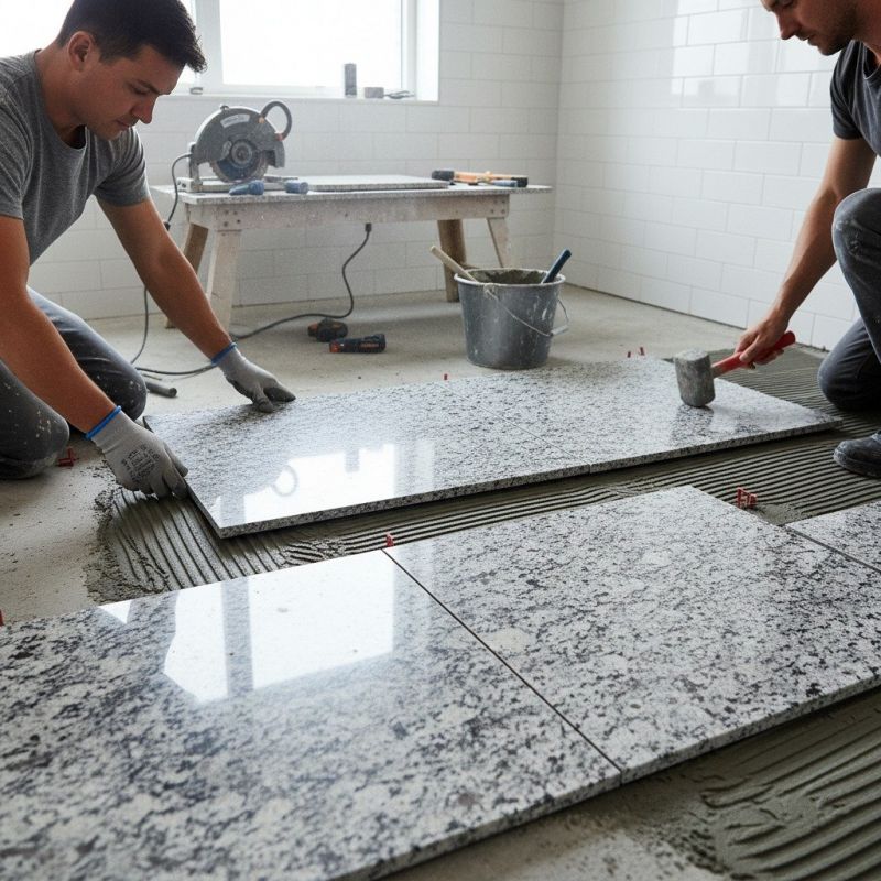 Granite Tile Repair detail