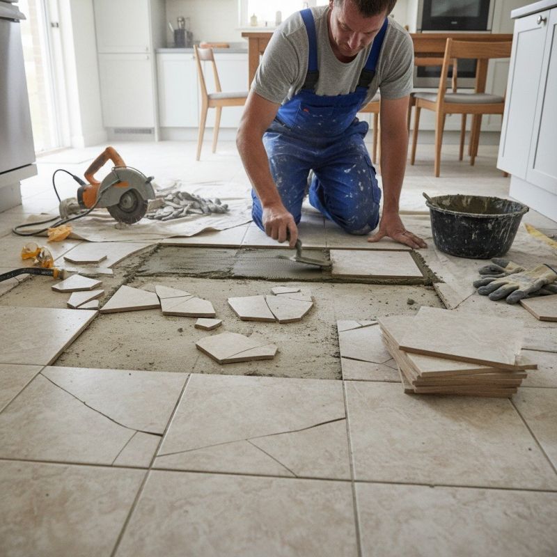 Marble Tile Repair detail