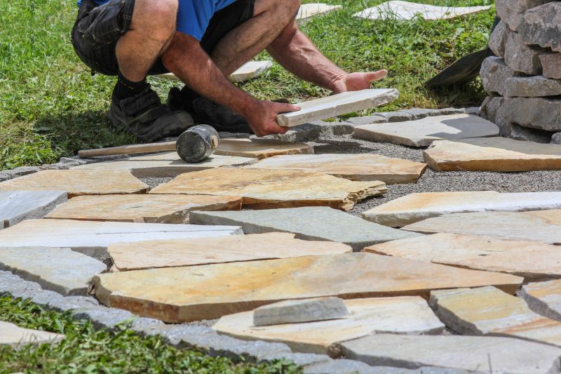 Stone Floor Installation detail