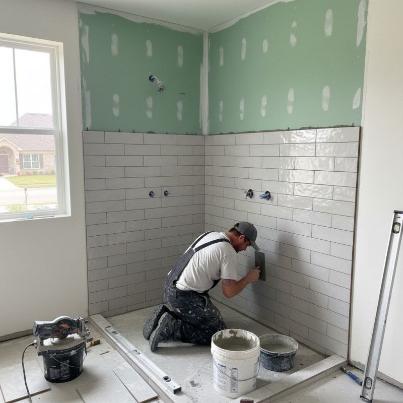 Subway Tile Installation detail